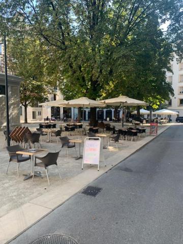 Ferienwohnung Quartier Gare-Mont-Blanc Genf Exterior foto